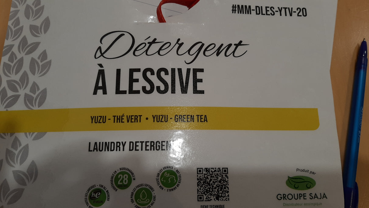 BIO2000 - BULK - Yuzu Laundry Detergent - Green Tea