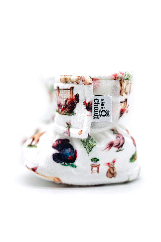 BOC0111 - Velcro slippers - 24-36 months - Country farm