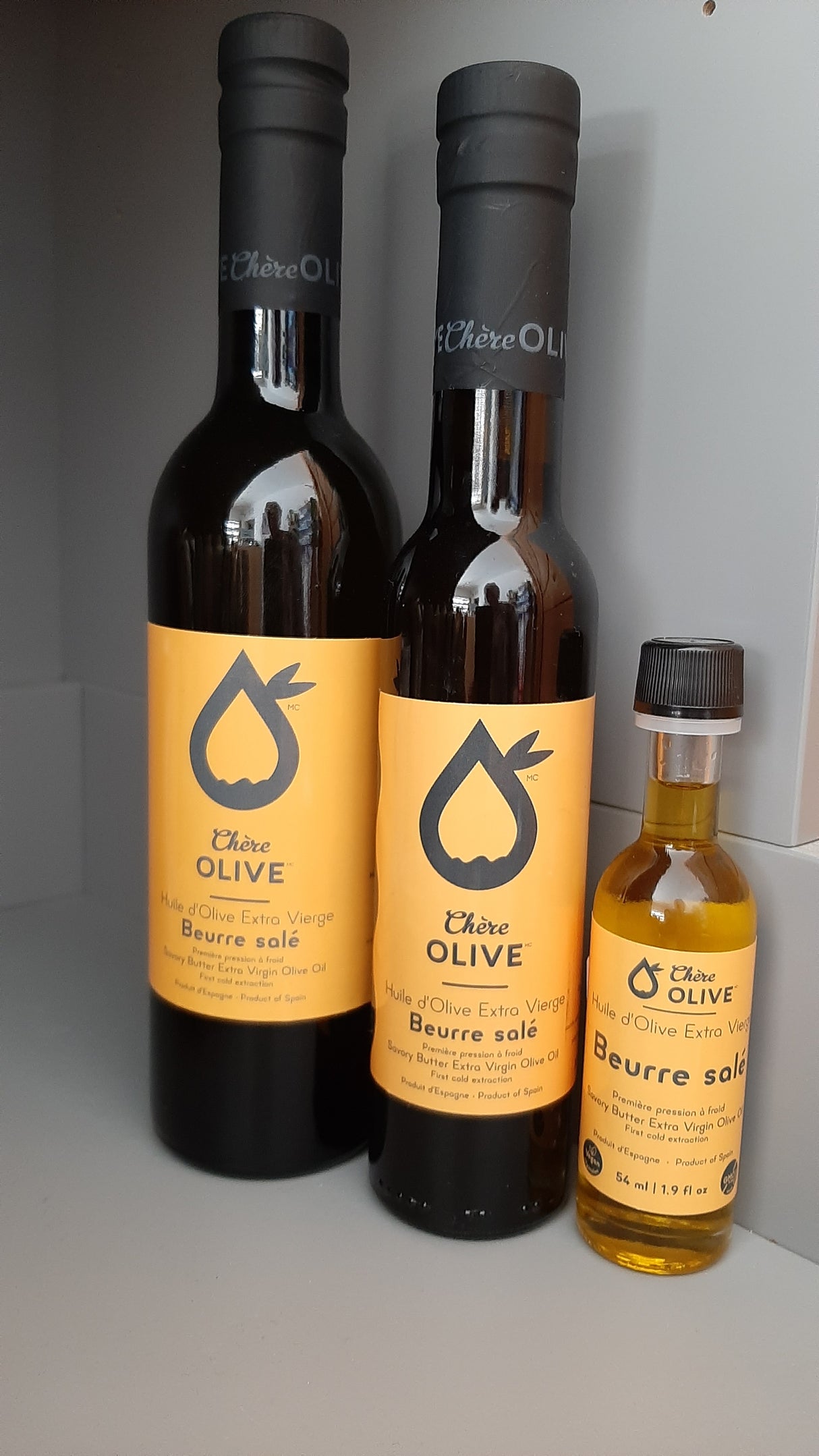 CHE3106 - Huile d'olive extra vierge - Beurre salé