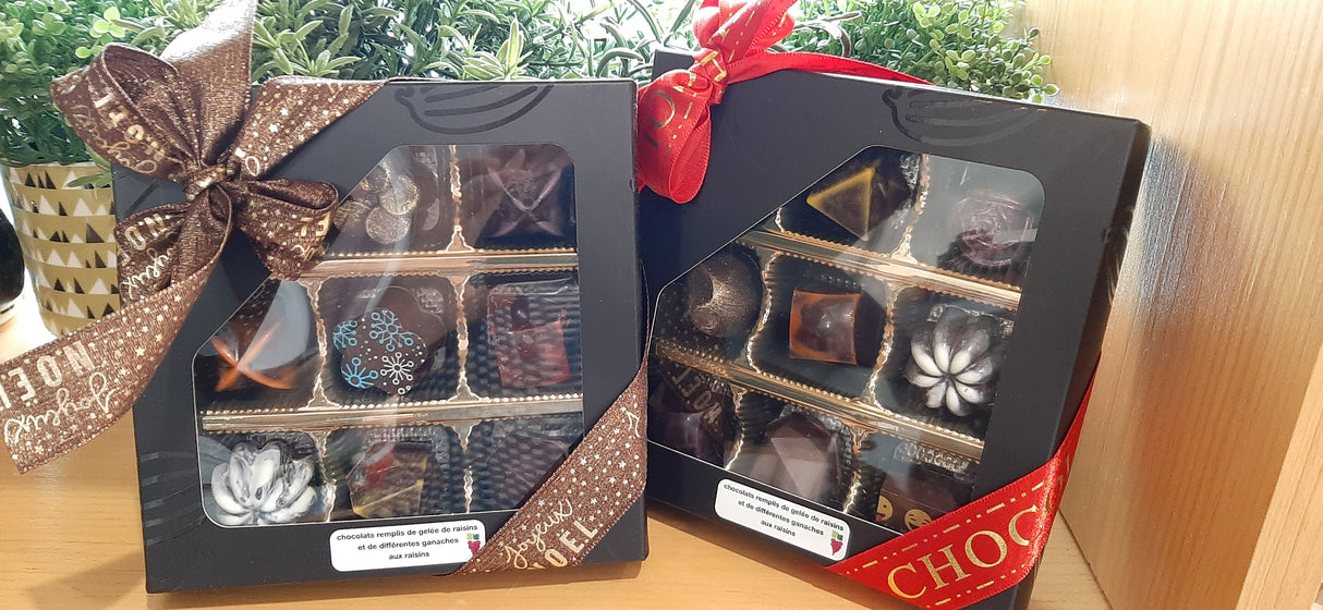 CLO0004 - Boîte de 9 chocolats
