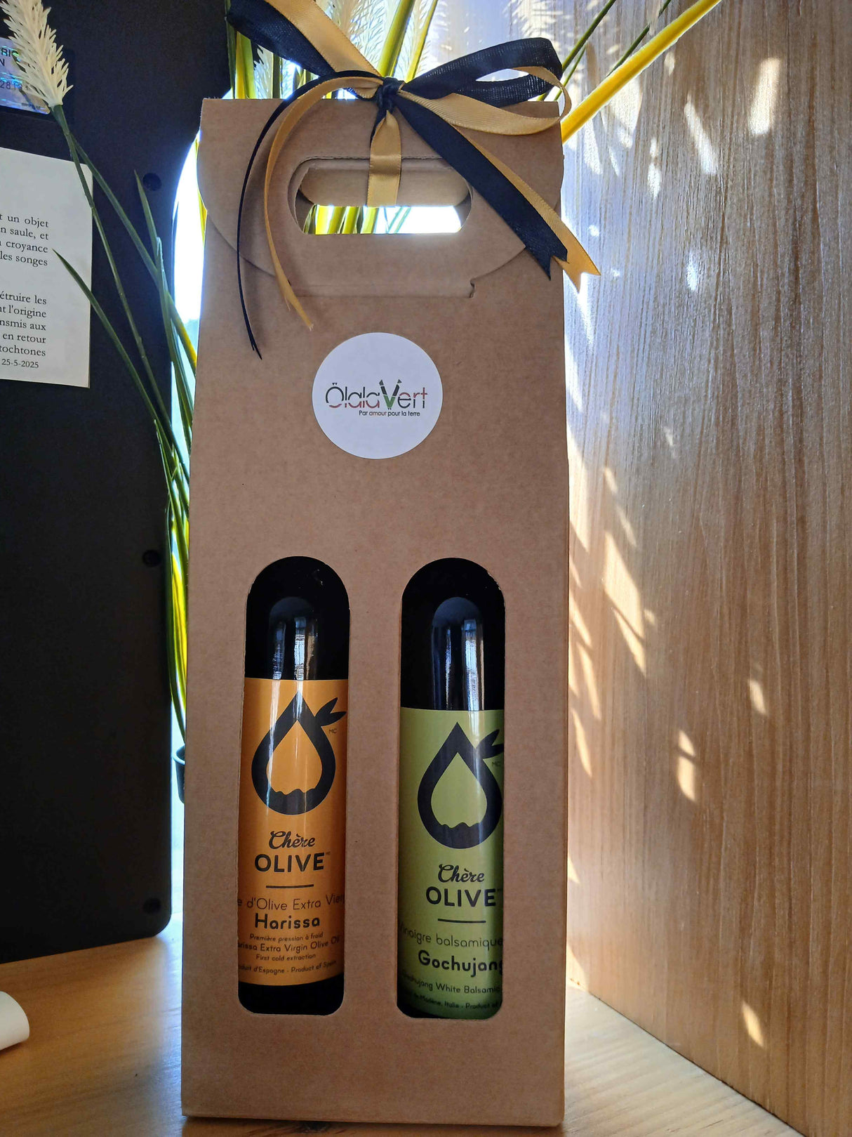 ENS0005 - Ensemble-cadeau - Duo d'huile et de vinaigre infusés