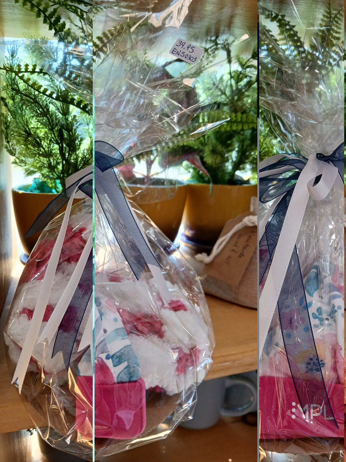 ENS0303 - Ensemble cadeau Pantoufles et bonnet