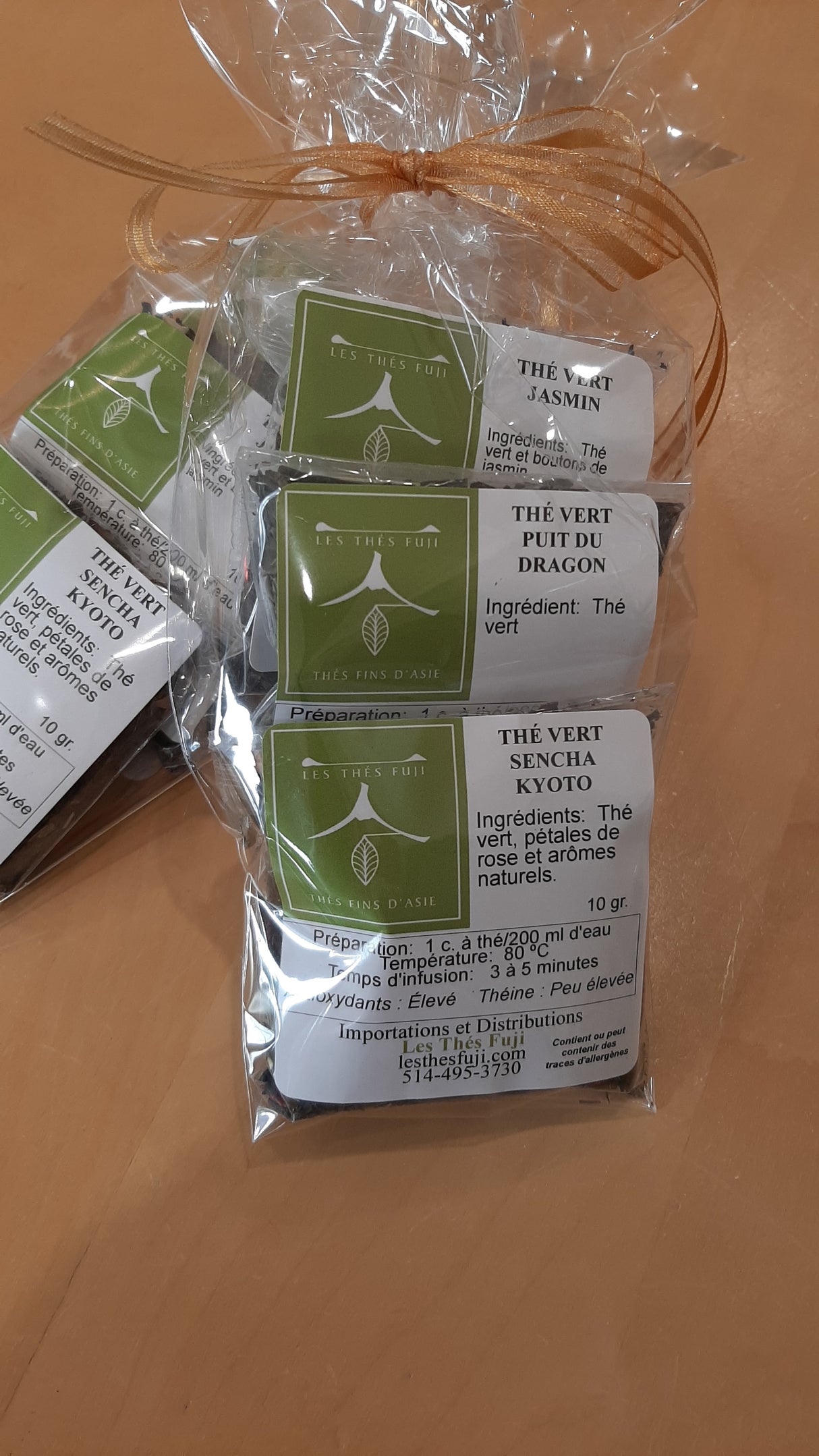 FUJ0061 - Trio de thés verts - $ / 100g