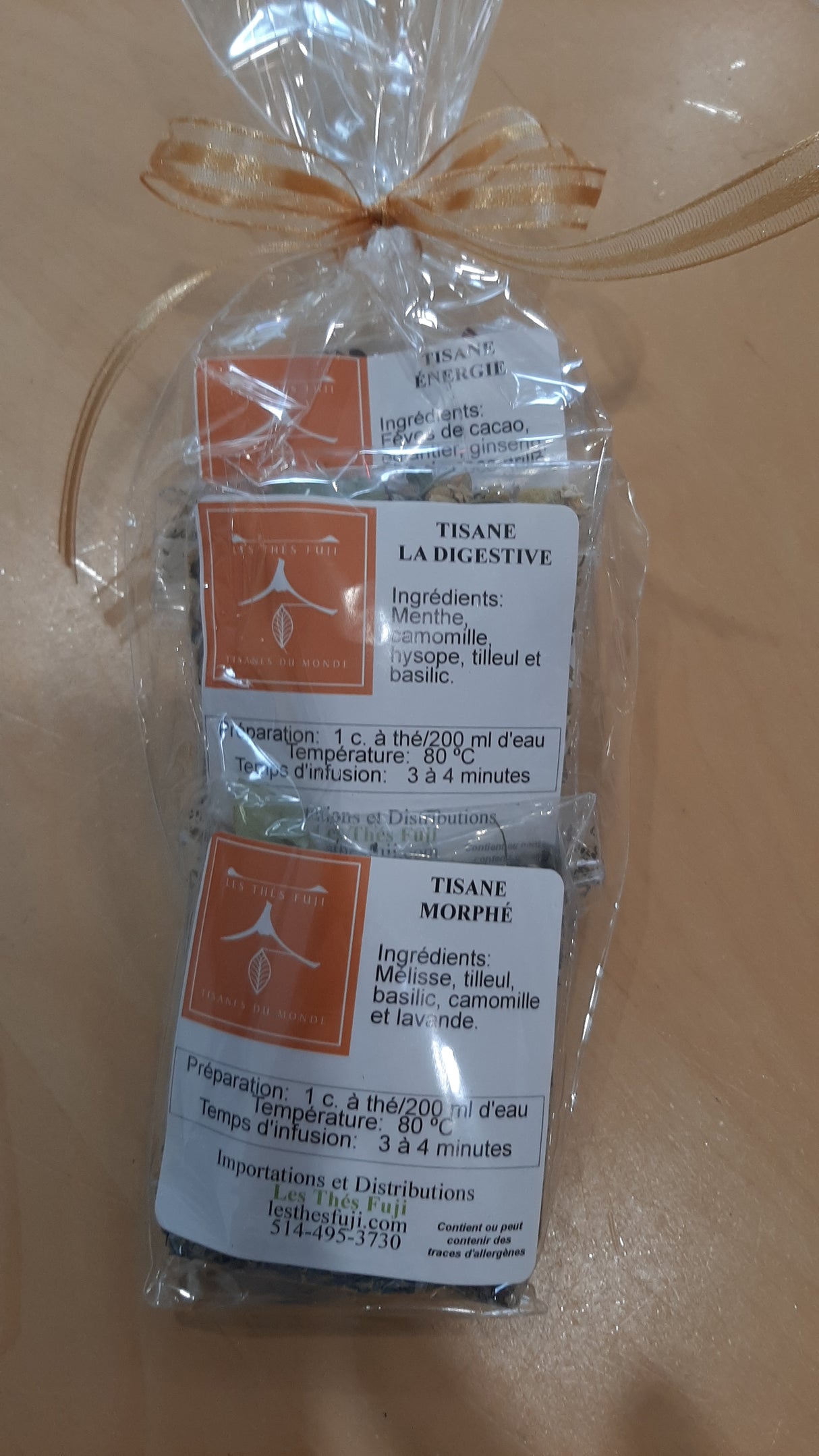 FUJ0066 - Trio de tisanes - $ / 100g
