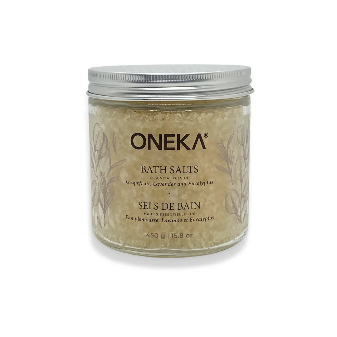 ONE0148 - Sels de bain - pamplemousses, lavande et eucalyptus