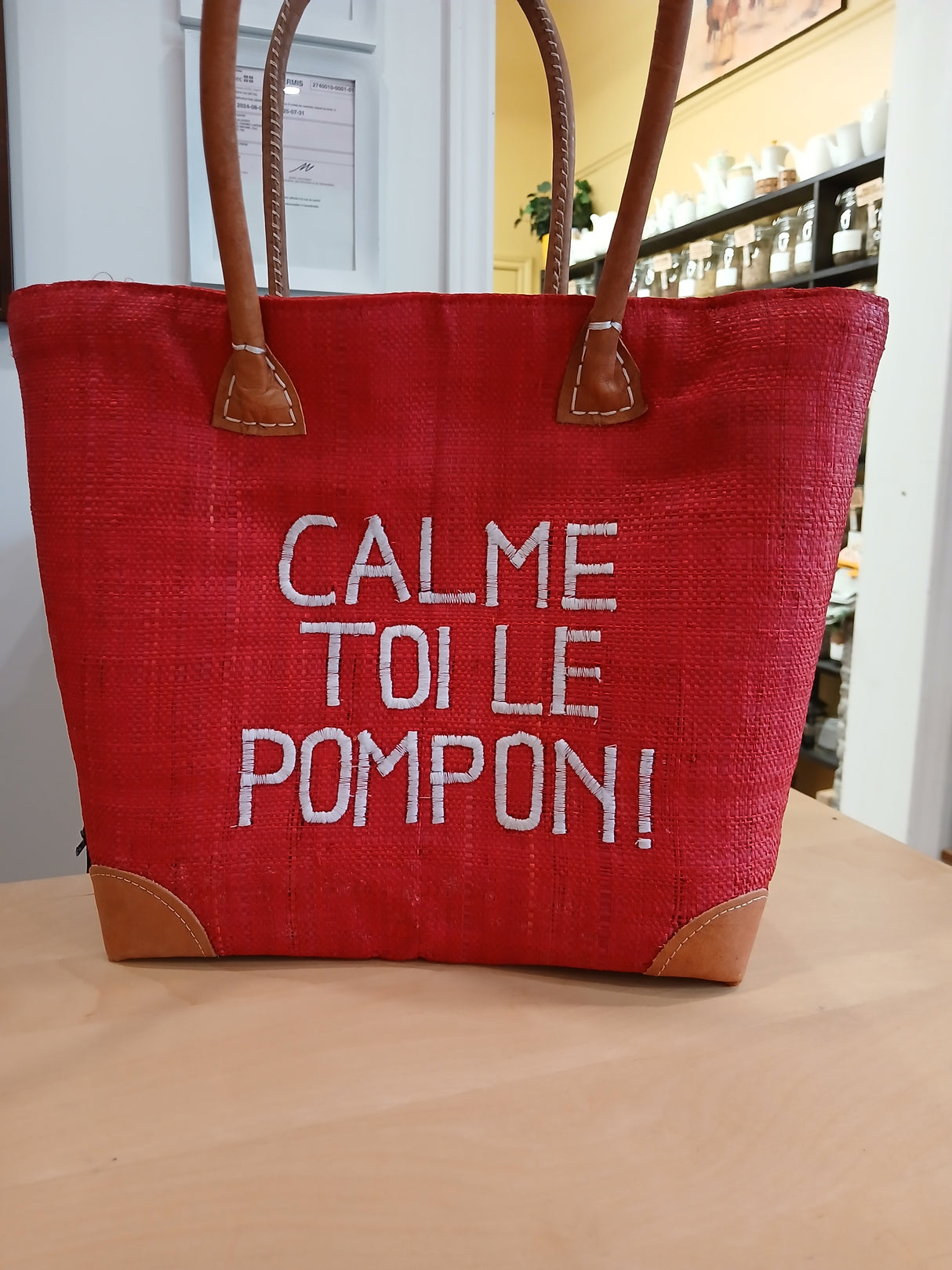 PAN0079 - Basket bag - Cat - charcoal - medium size