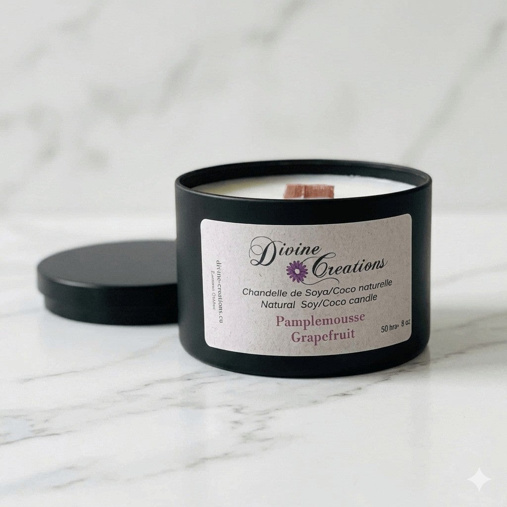 DIV0048 - Bougie - Pamplemousse