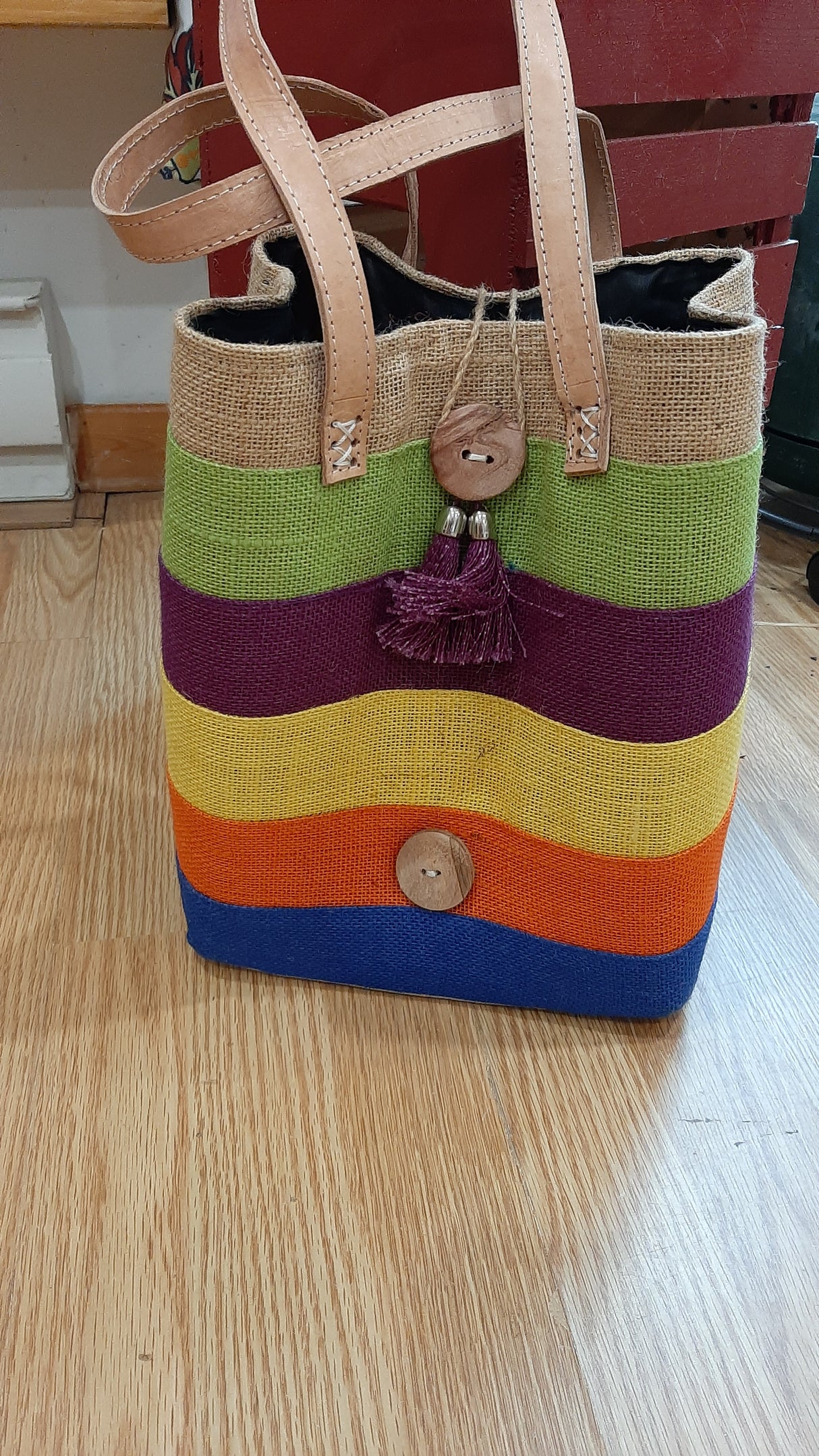 PAN0056 - Sac 'Besace' multicolore