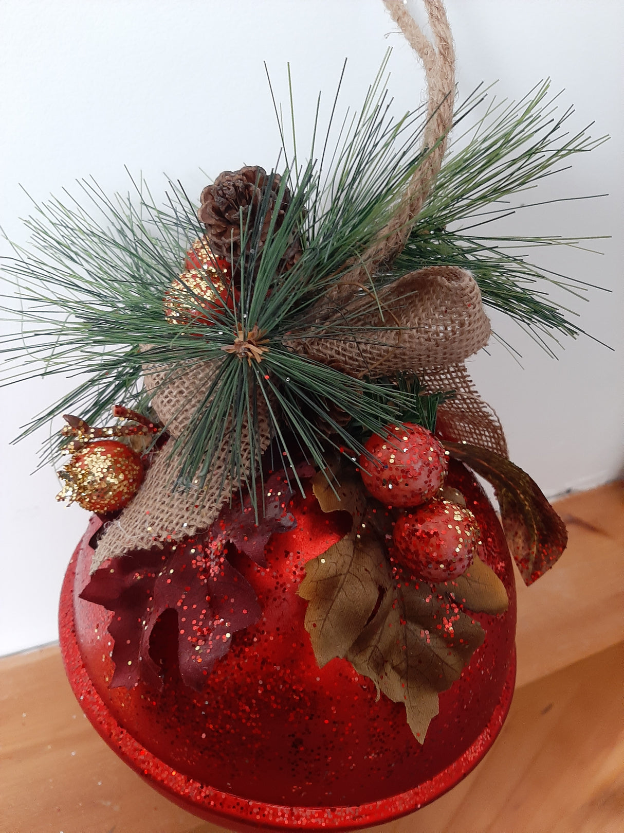 DÉCO-N - Large red bell