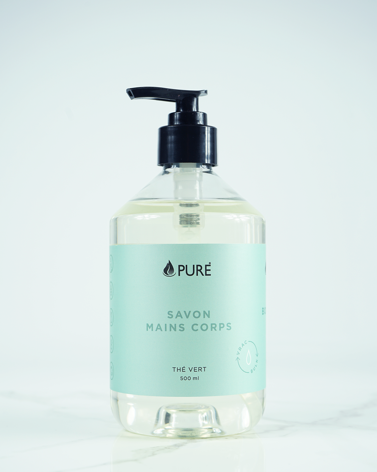 PUR0252 - Savon mains corps - Thé vert / green tea