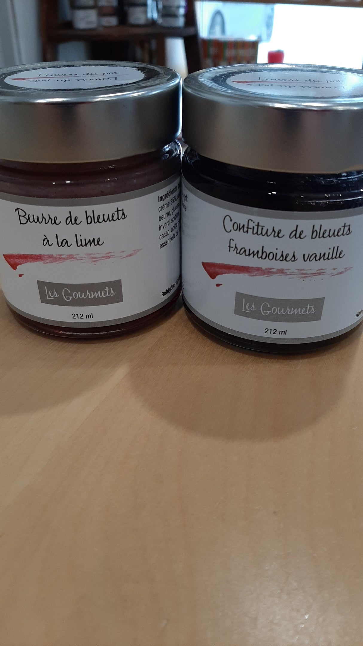 ENS0072 - Boîte-cadeau - Duo de confitures de bleuets