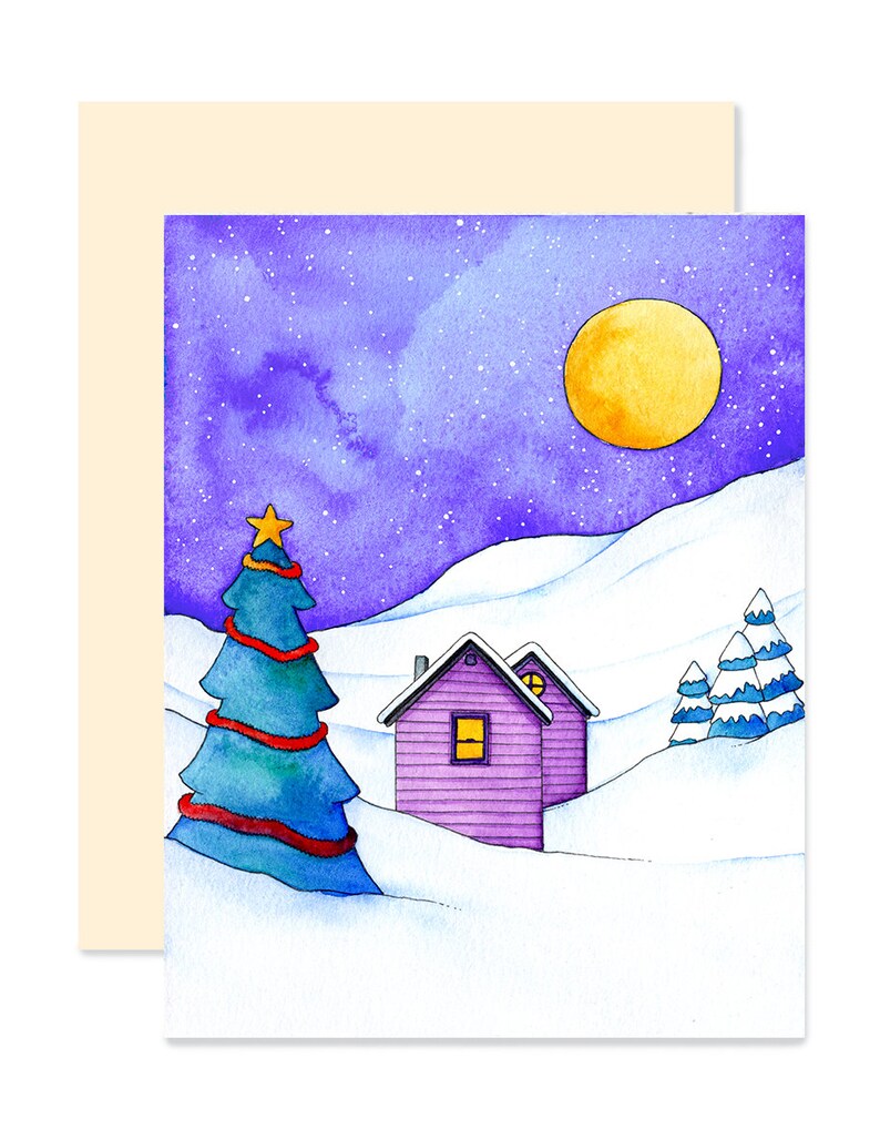 EMM0028 - Carte à planter / Plantable greeting card - Sous la neige
