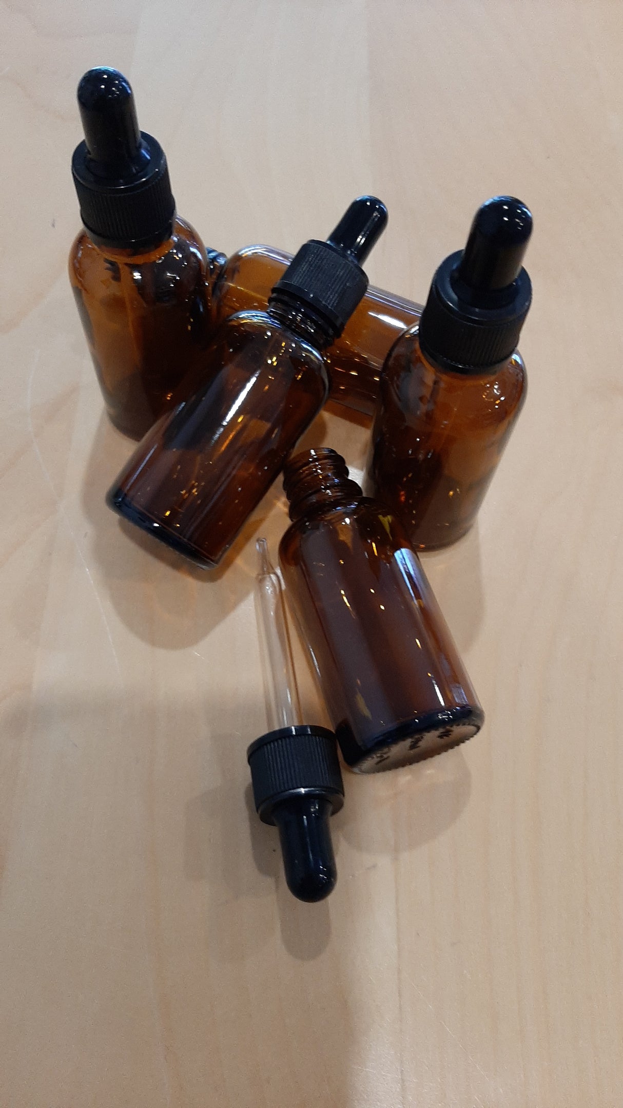 PIP0001 - Amber bottle - pipette style - 30 ml