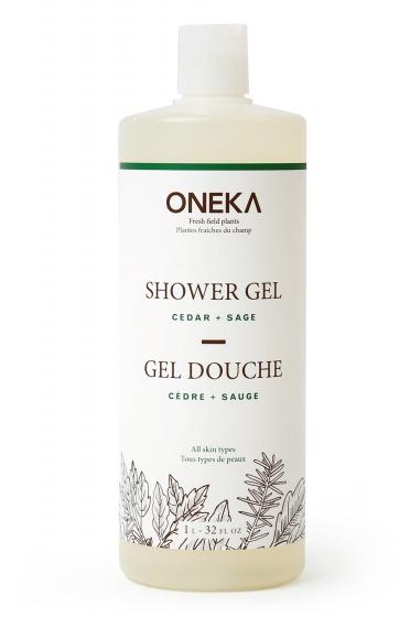 ONE0030 - ONEKA - Gel douche - Cèdre et sauge