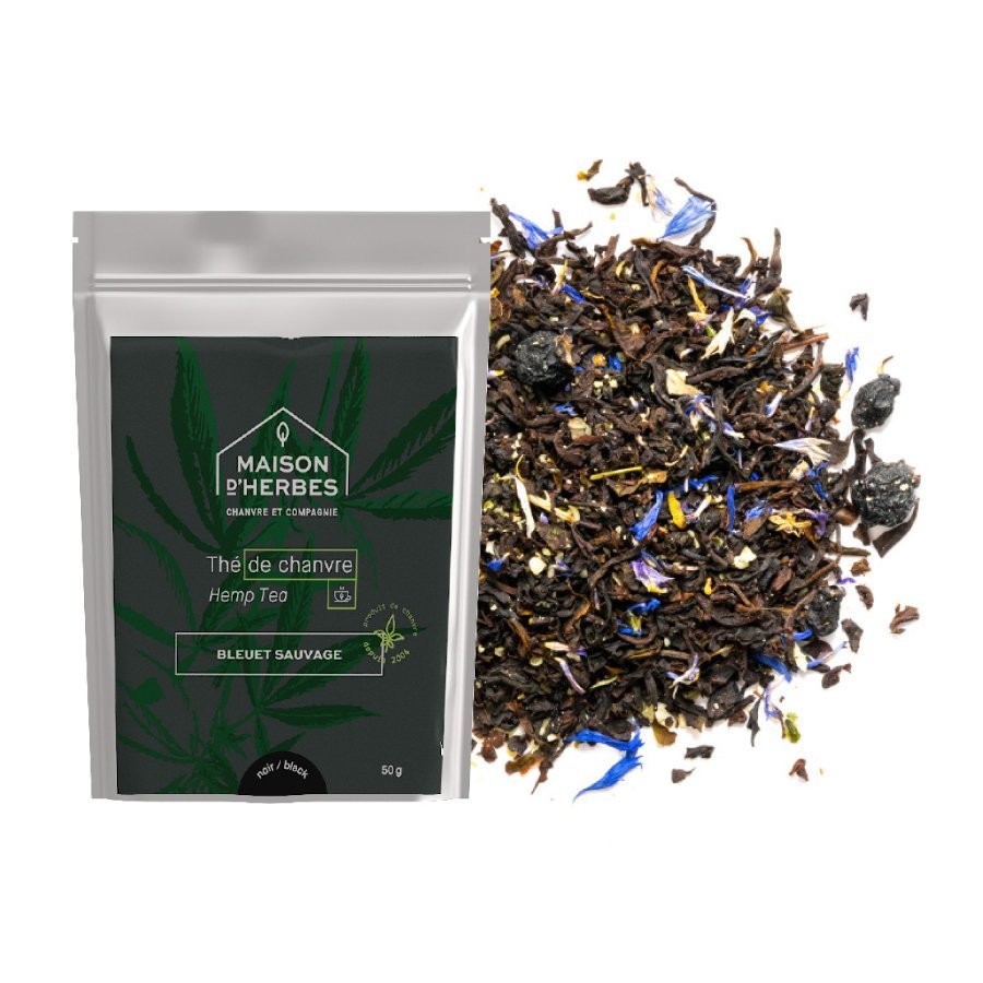 MAI6150 - Thé de chanvre - Bleuet sauvage - $ / 100g