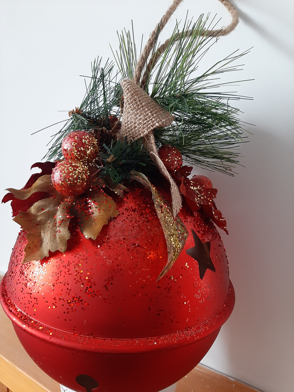 DÉCO-N - Large red bell