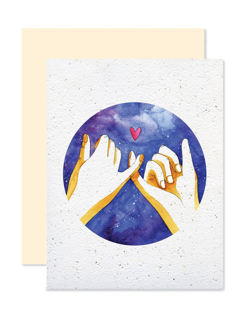 EMM0033 - Carte à planter / Plantable greeting card - Besties