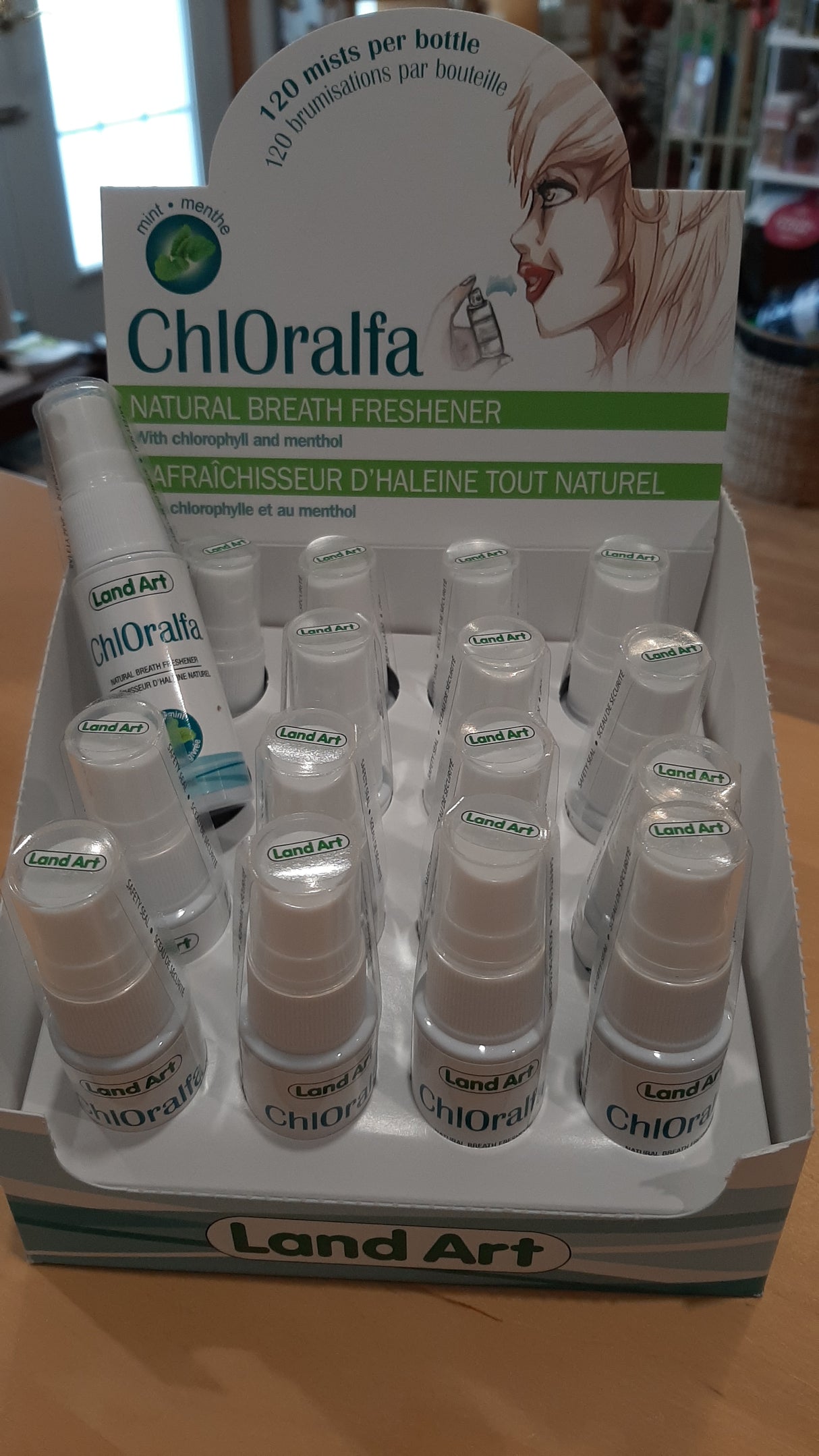 LAN0174 - Rafraîchisseur d'haleine tout naturel - menthe givrée