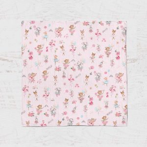 BOC0003 - Couverture en mousseline - ballerines