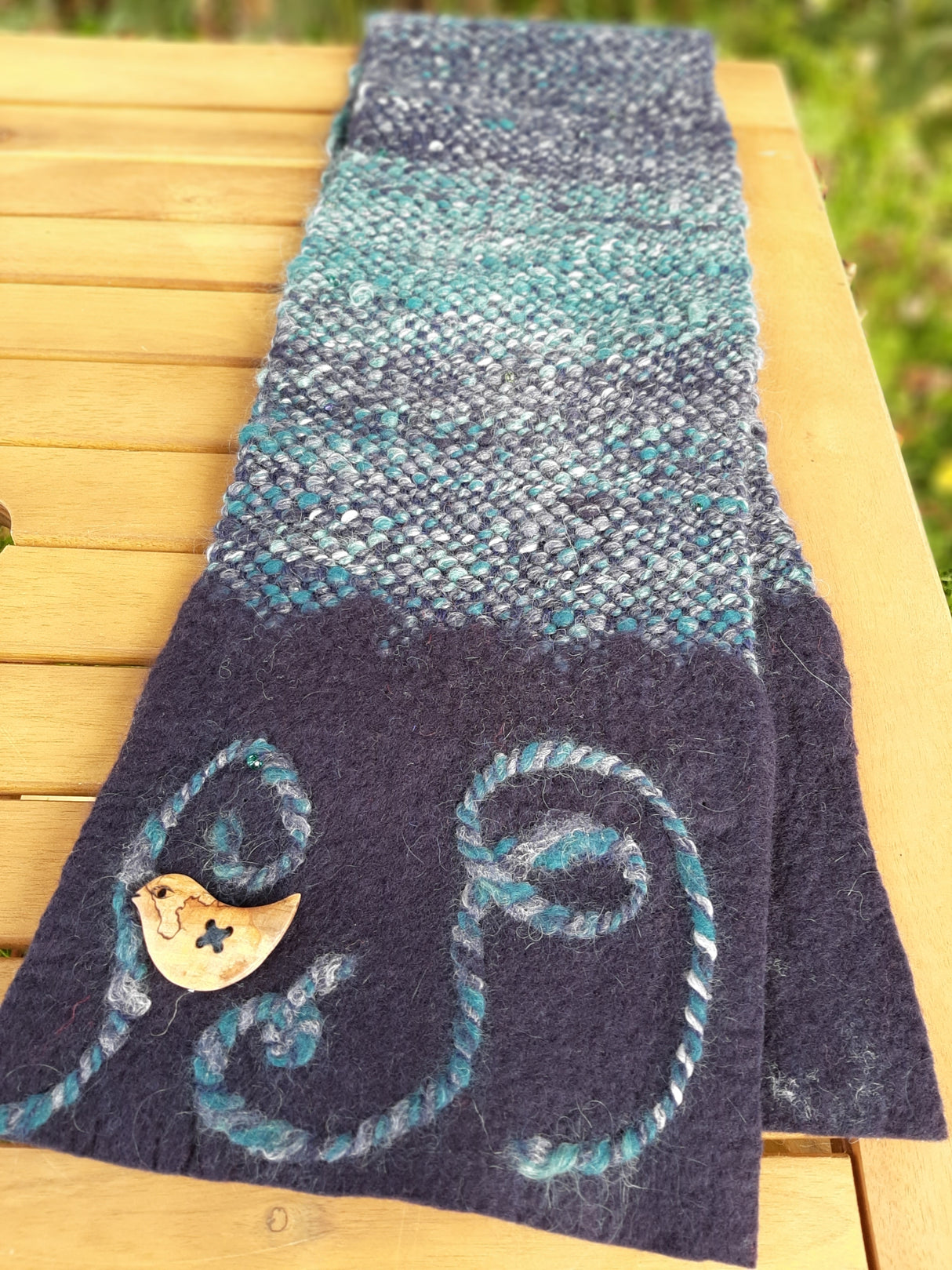 KIF0009 - Kifaijazer - Foulard feutré, tissé