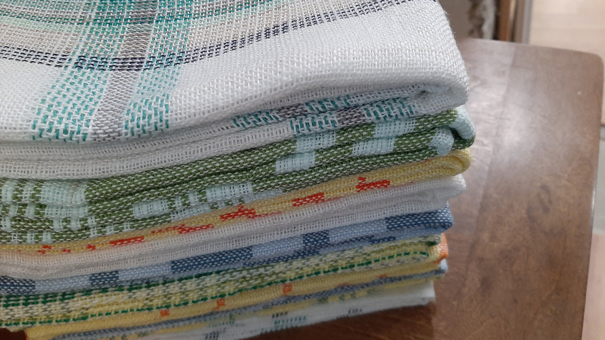 JUD0001 - Woven dishcloth - cotton & linen
