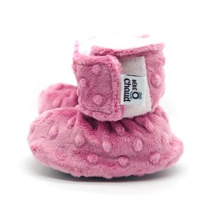 BOC0067 - Pantoufles pour bébé - 24-36 mois - vieux rose