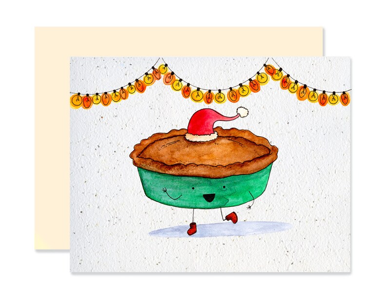 EMM0014 - Carte à planter / Plantable greeting card - Tourtière