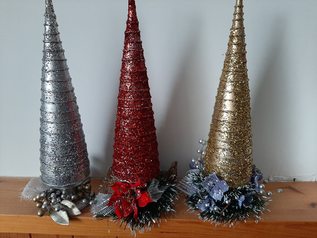 DÉCO-N - Colored Christmas trees (sold separately or in sets of 3)