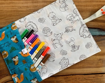 TER0008 - Napperon de coloriage & marqueurs lavables