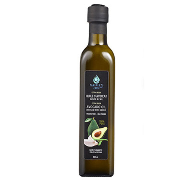 NAI1754 - Huile d'avocat infusée à l'ail / avocado oil infused with garlic
