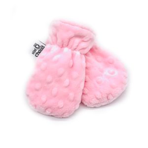 BOC0031 - Mitaines sans pouce - Rose bébé