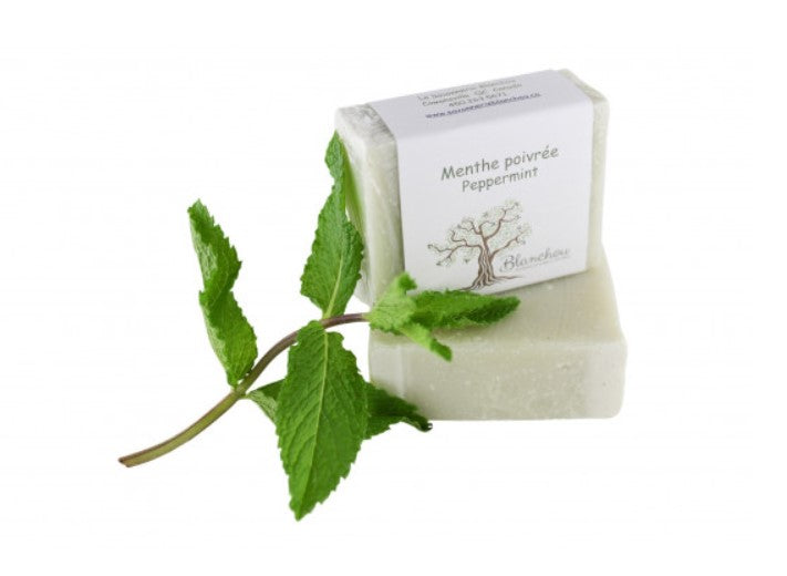BLA0019 - Savon à l'huile essentielle de menthe poivrée