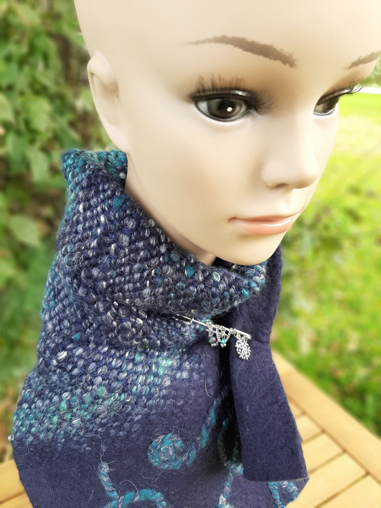 KIF0009 - Kifaijazer - Foulard feutré, tissé