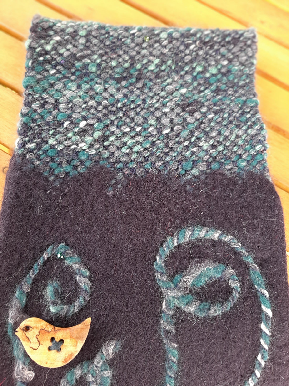 KIF0009 - Kifaijazer - Foulard feutré, tissé