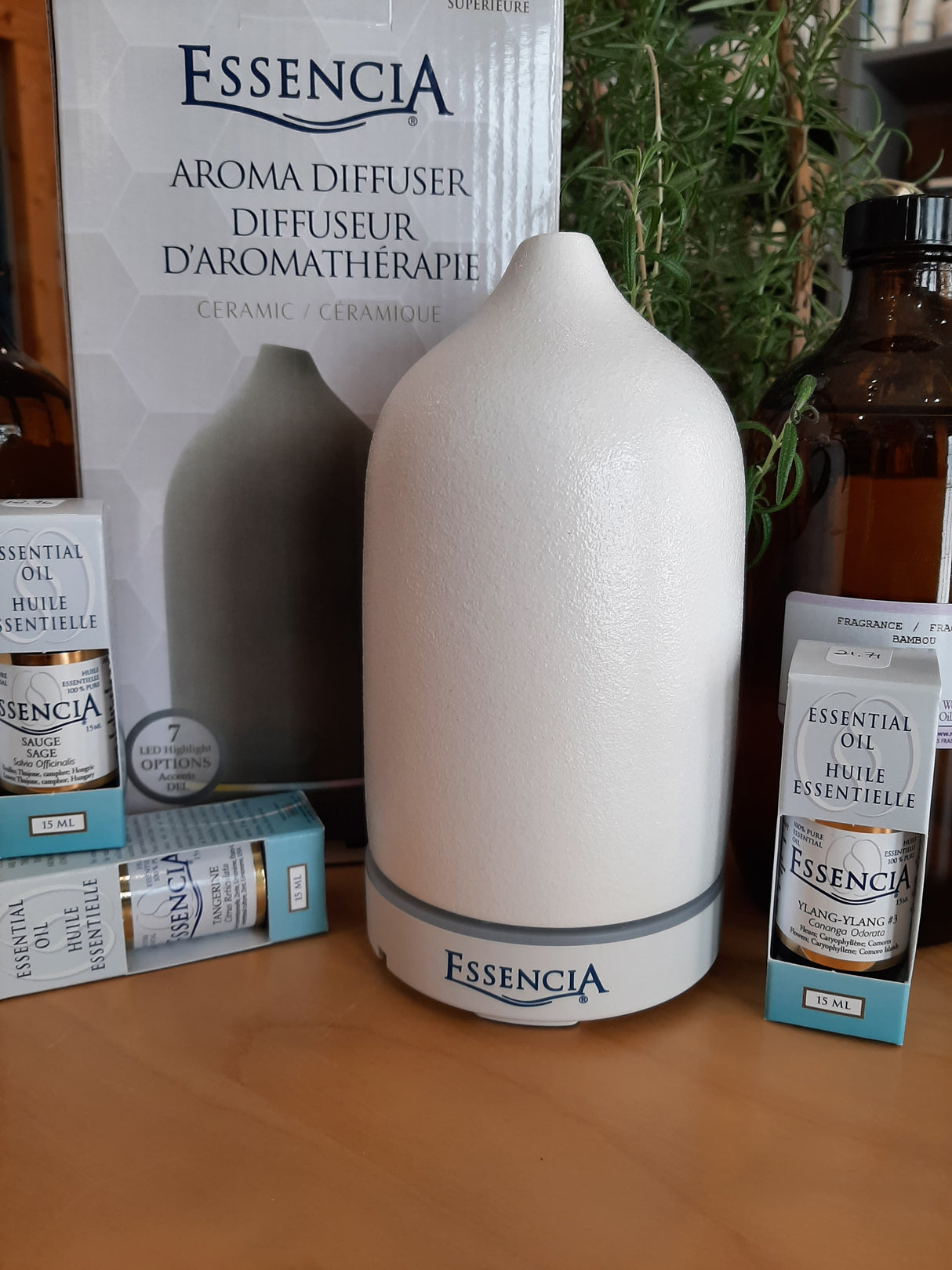 ESS6217 - Ceramic aromatherapy diffuser - Pink