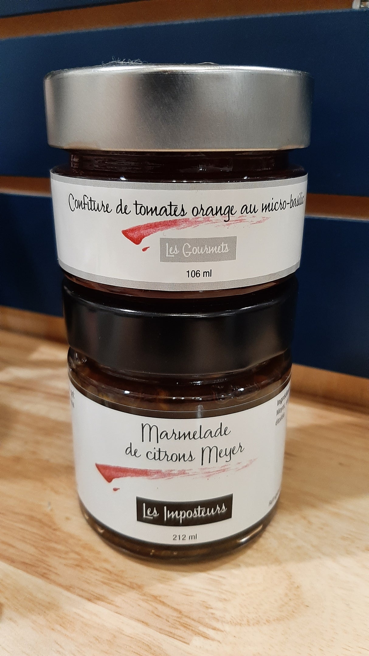 ENS0094 - Ensemble-cadeau - Confiture de tomates - Marmelade de citrons