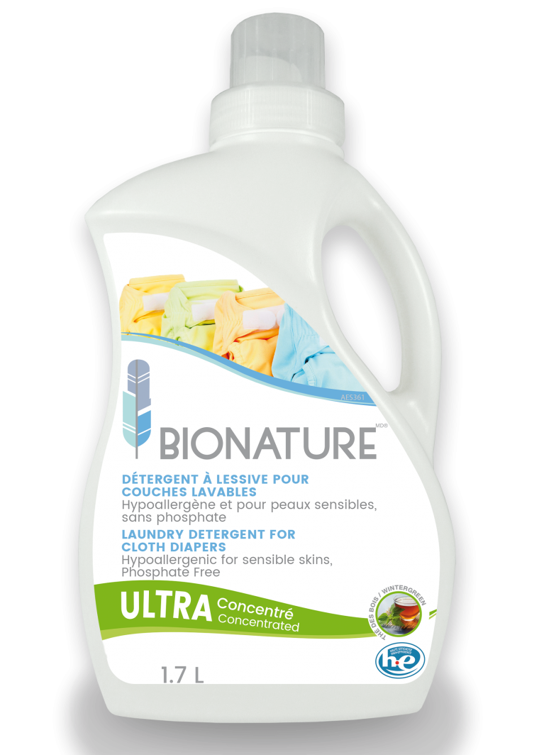 BIO1016 - VRAC/BULK - Laundry detergent for reusable diapers / Wintergreen