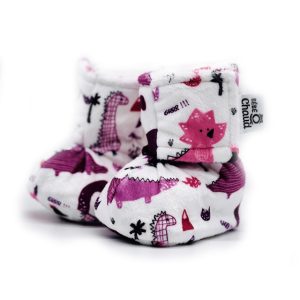 BOC0026 - Baby slippers - dinosaur patterns