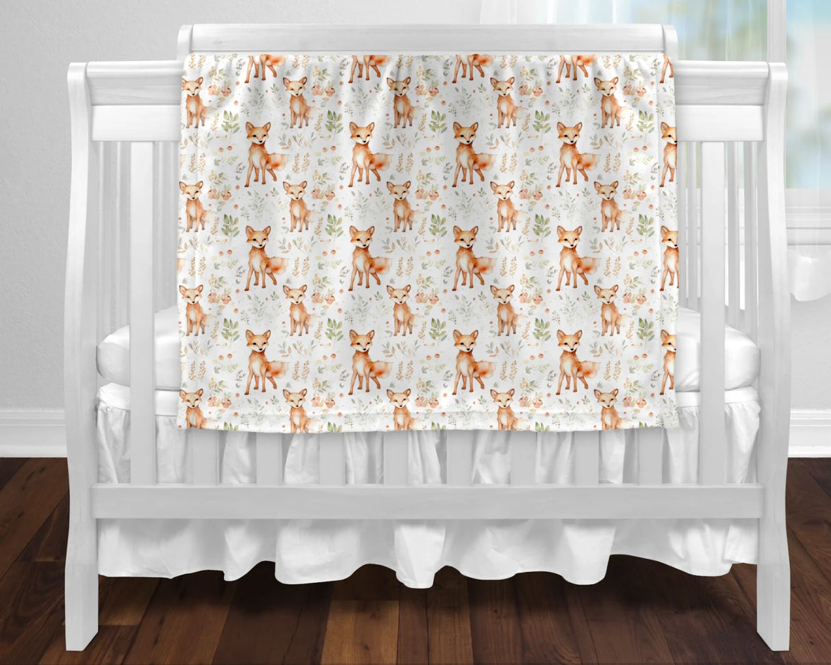 BOC0116 - Couverture minky - Renards