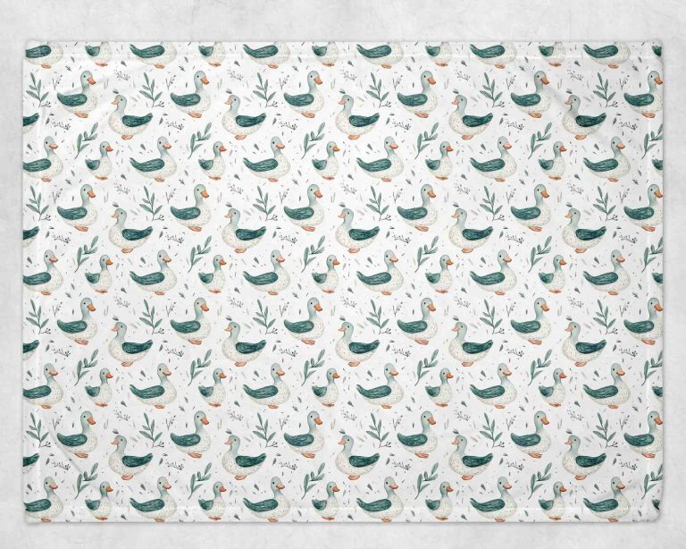 BOC0124 - Couverture minky - Canards
