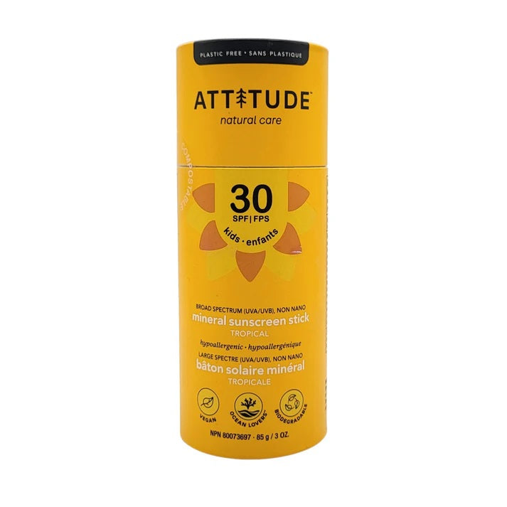 ATT6034 - Bâton solaire minéral - FPS 30 - pour enfants - tropicale