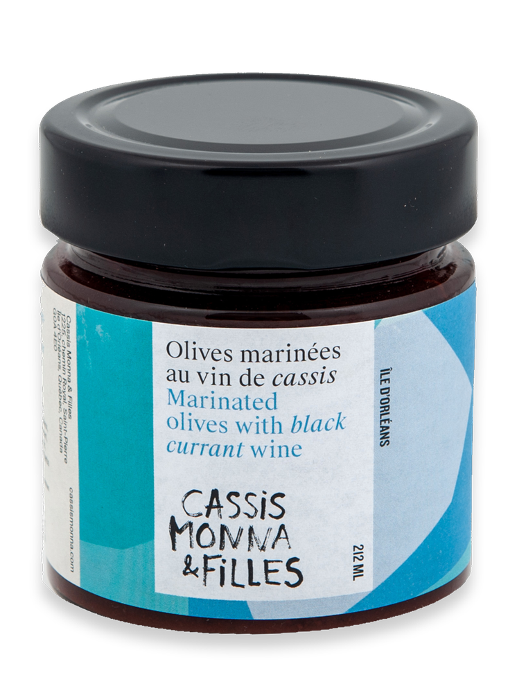 CAS0010 - Olives marinées au vin de cassis