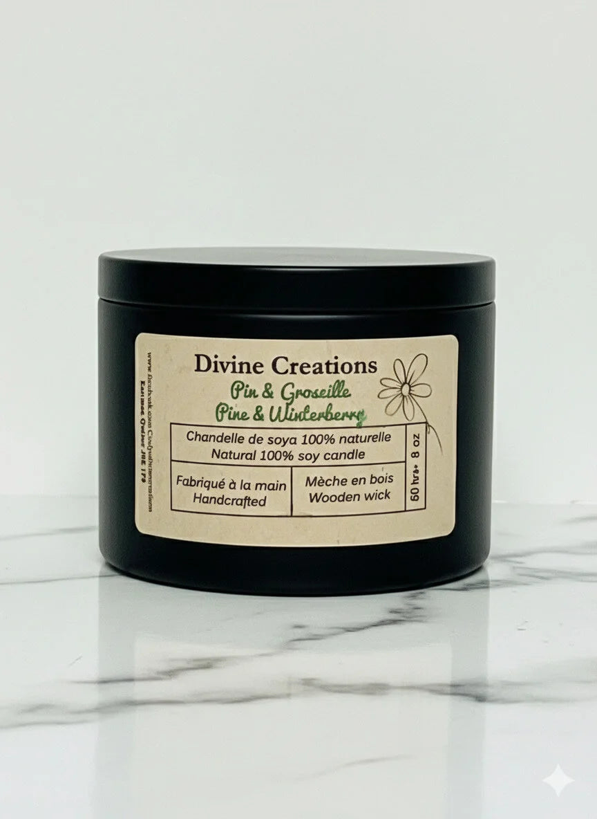 DIV0020 - Bougie - Pin & groseille