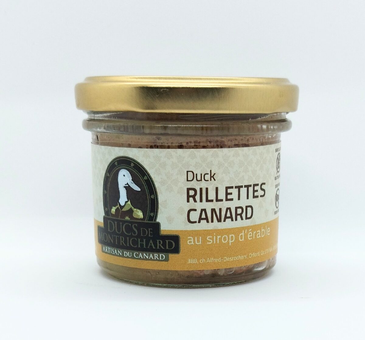 DUC8001 - Rillettes de canard - Sirop d'érable
