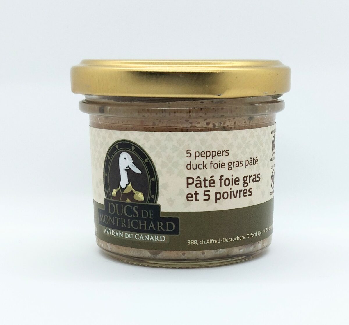 DUC8010 - Pâté de foie gras - 5 poivres