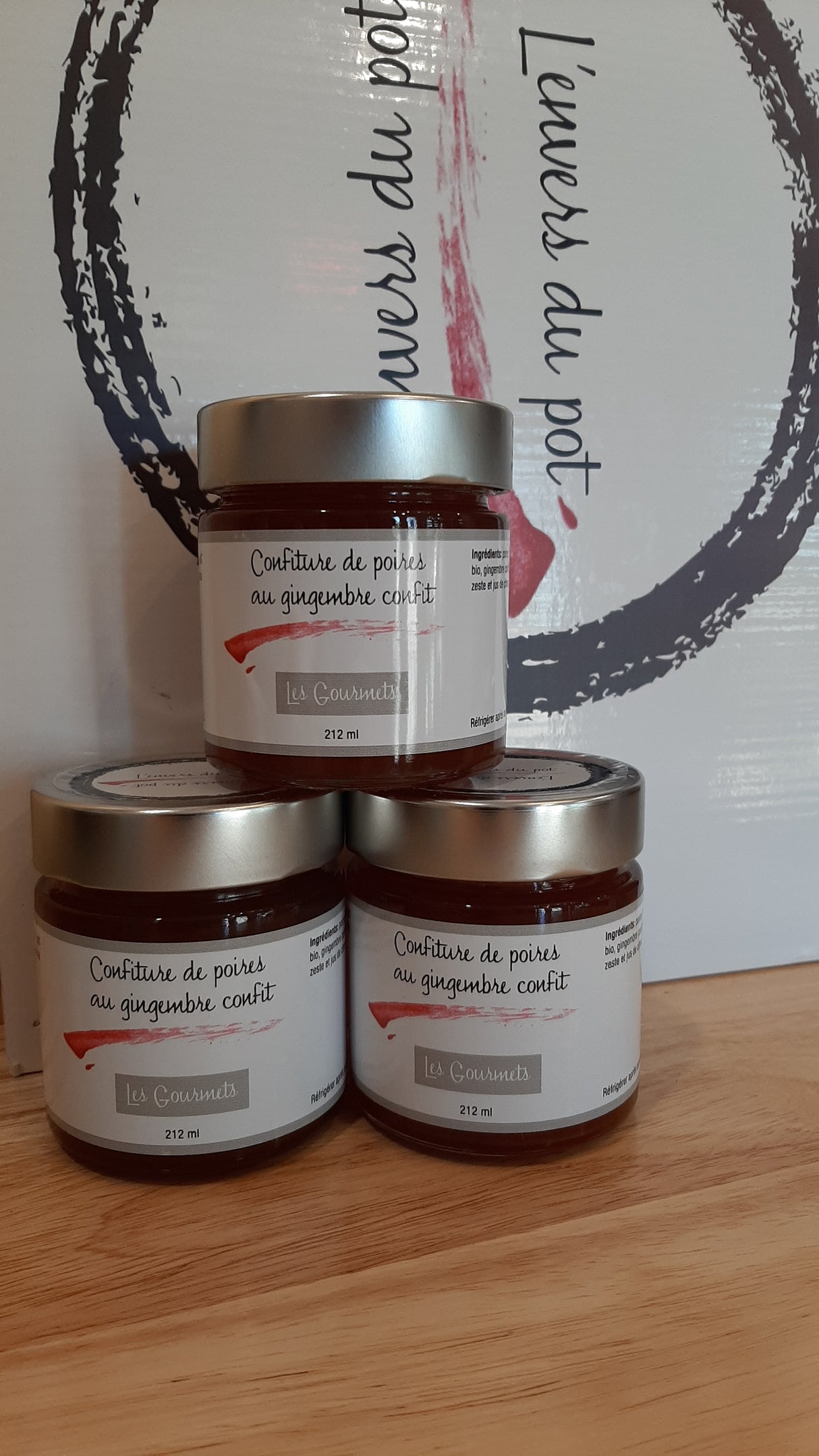 ENV0046 - Confiture de poires - gingembre confit