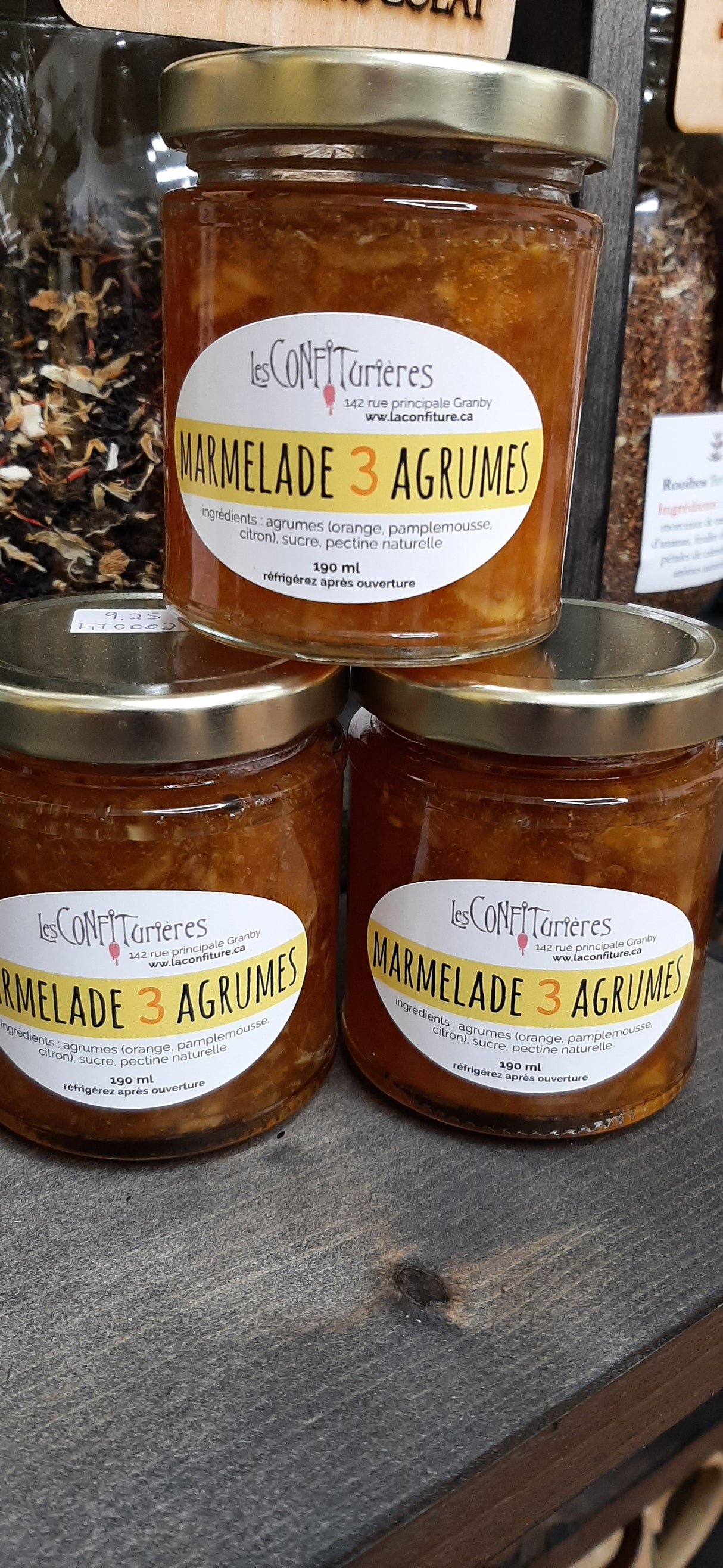 FIT0002 - Marmelade aux 3 agrumes
