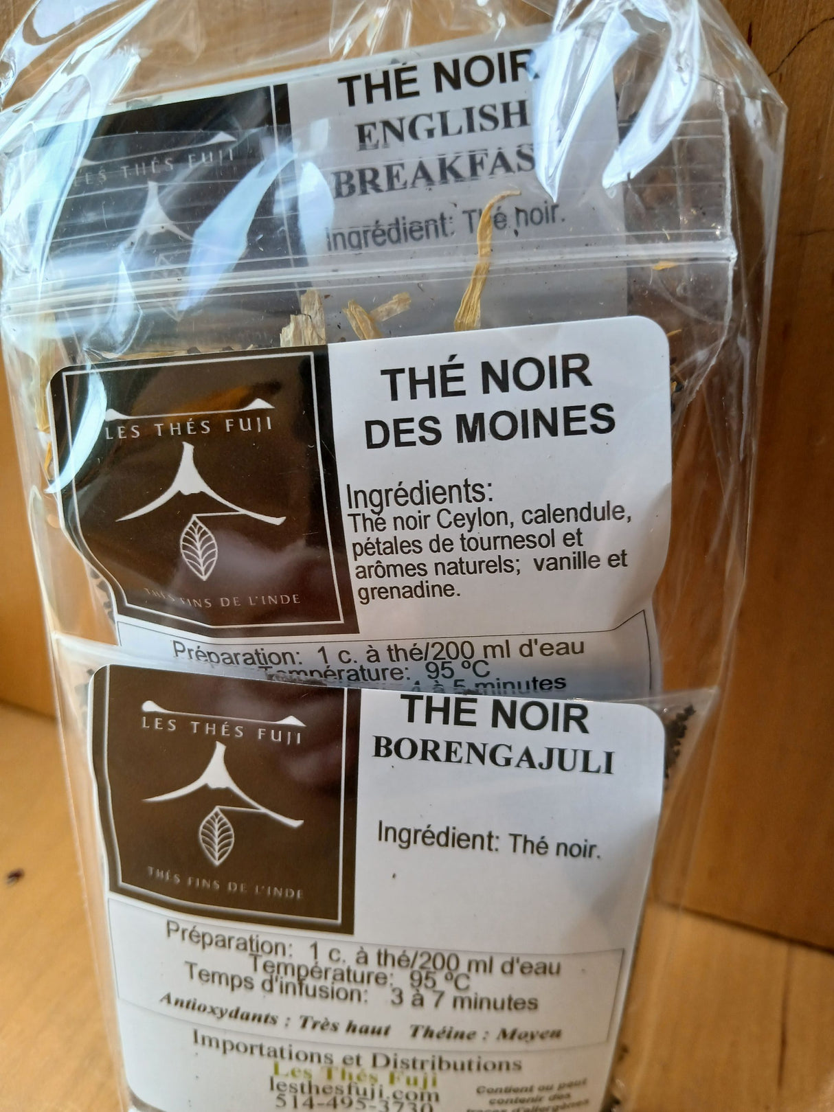 FUJ0070 - Trio de thés noirs