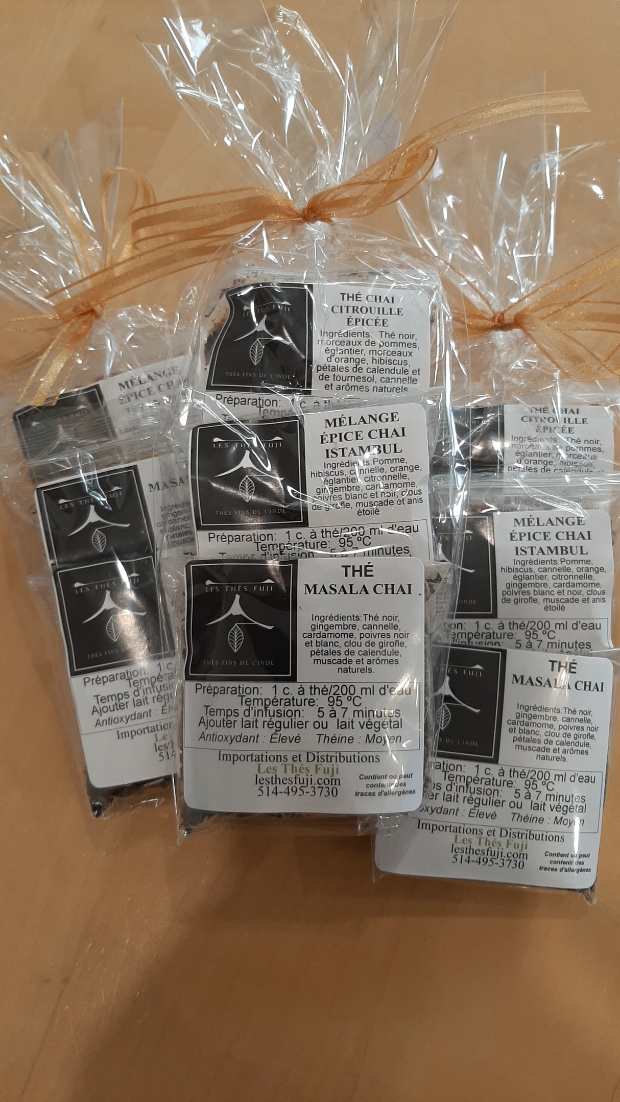 FUJ0063 - Trio de mélanges chaï - $ / 100g