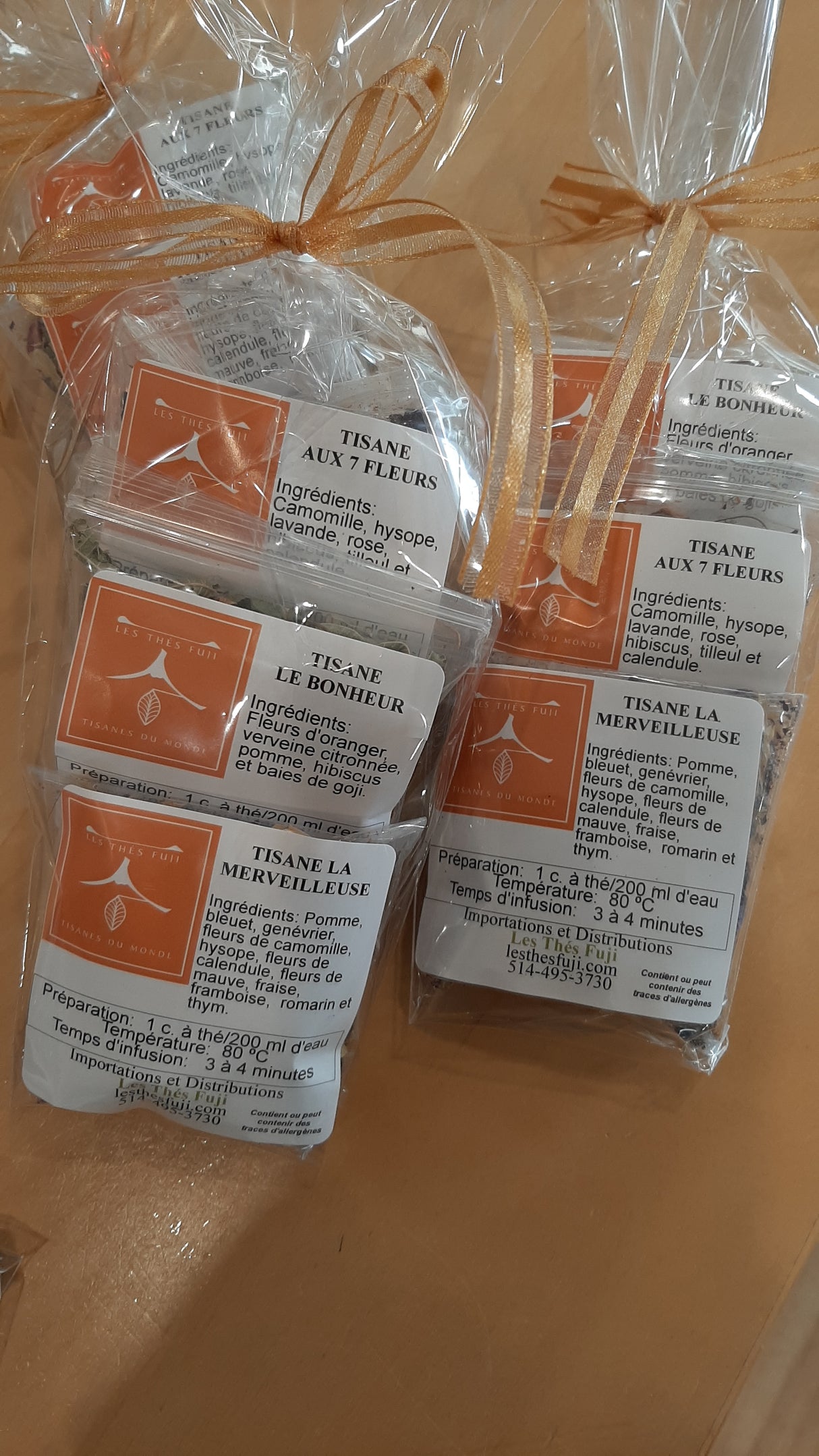 FUJ0067 - Trio de tisanes - $ / 100g